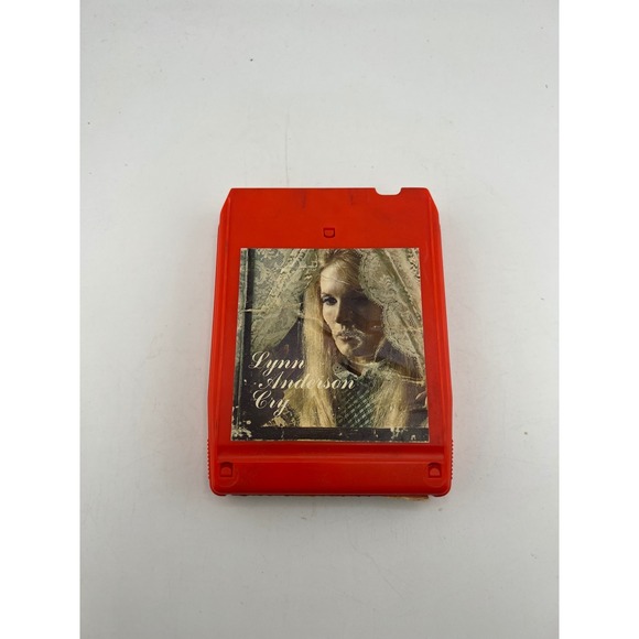 Other - Lynn Anderson Cry 8-Track Tape Red Cartridge Columbia TC8 1972 CA 31316 Untested